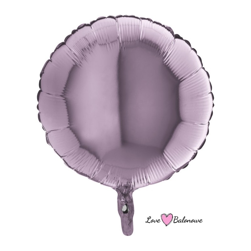 Balon Foliowy Kółko Jasny Fiolet - Lilac 18"/46cm