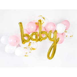 Balon foliowy Baby, złoty, 73,5x75,5cm