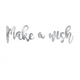 Baner Jednorożec - Make a wish, 15 x 60 cm