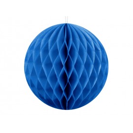 Kula bibułowa, niebieski, 10cm