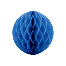 Kula bibułowa, niebieski, 20cm