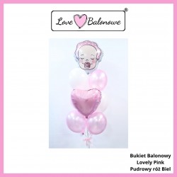 Bukiet Balonowy Lovely Pink