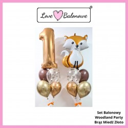 Set Balonowy Woodland Party